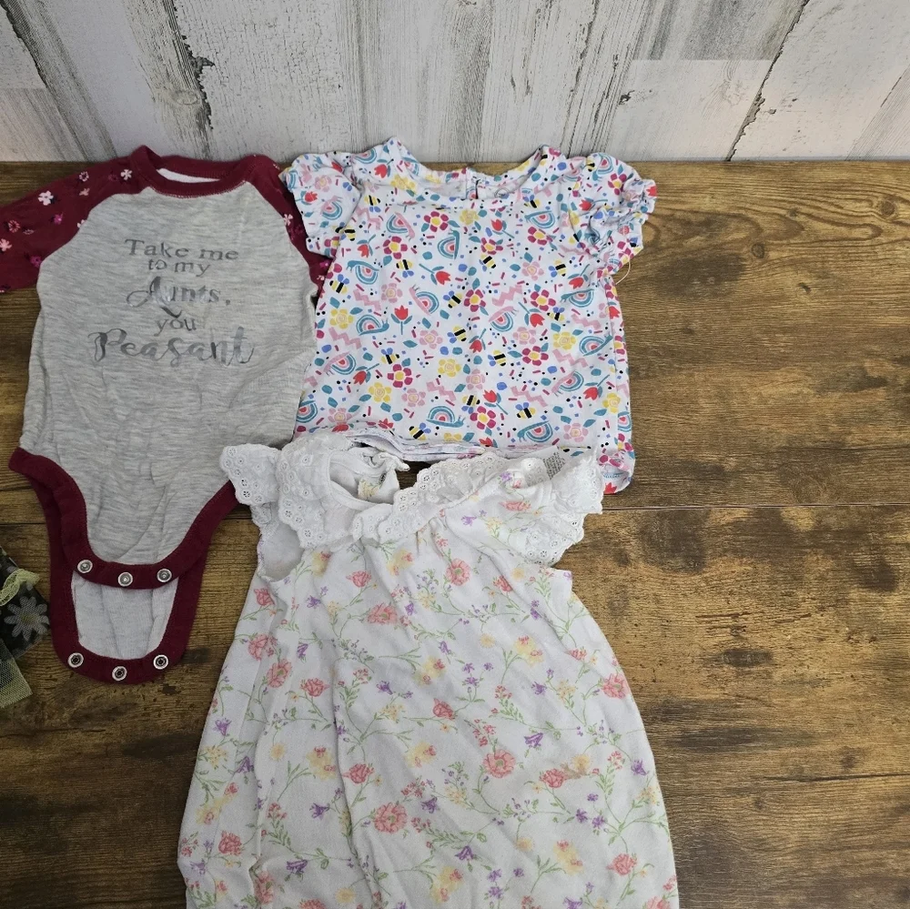 Baby Girls Size 12 Months Summer Clothing Lot Of 5